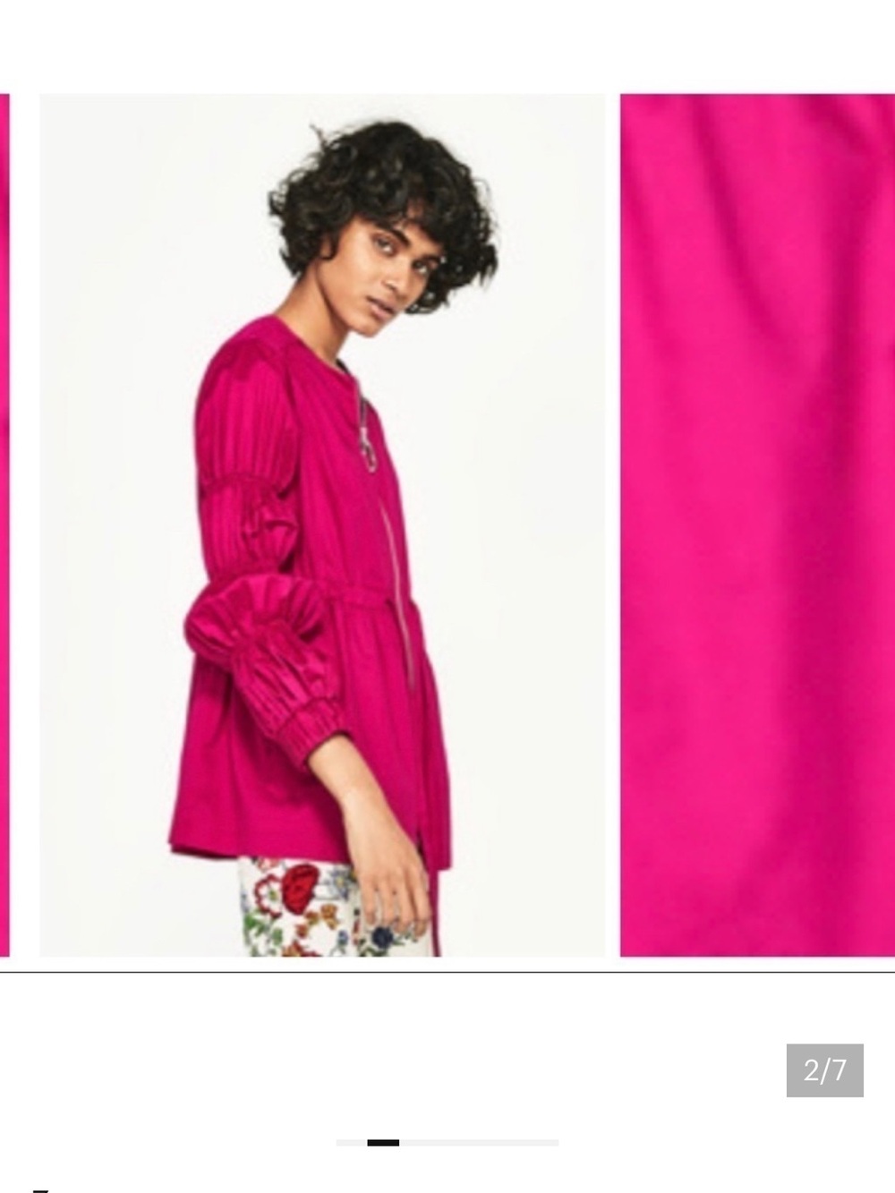 Zara Pink Lightweight Jacket